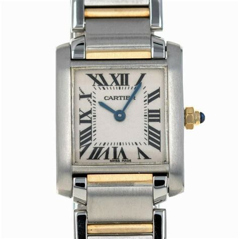 cartier watch women tank|authentic cartier tank watch.